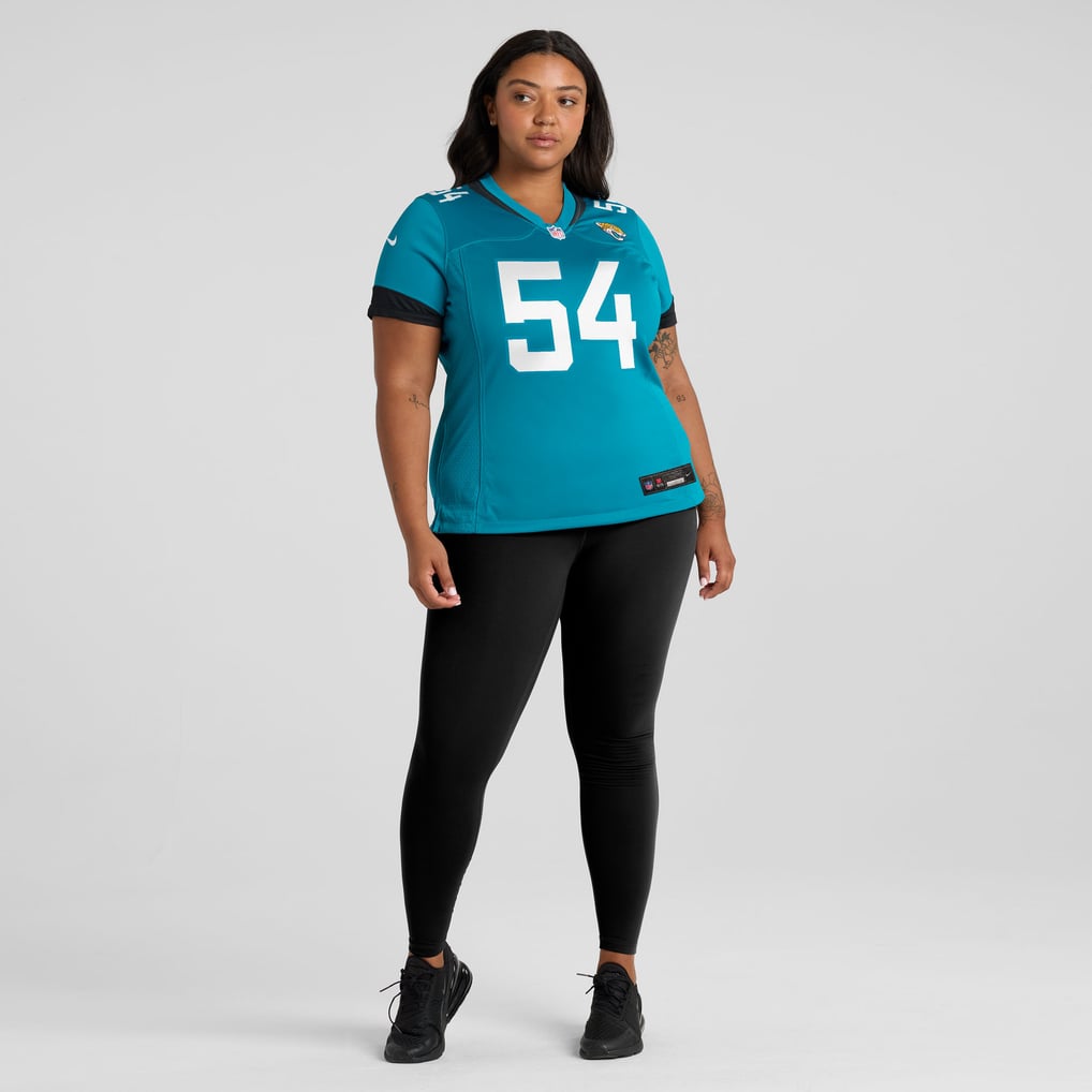 Women's Jacksonville Jaguars Jack Kiser Nike  Teal Team Game Jersey - Image 7