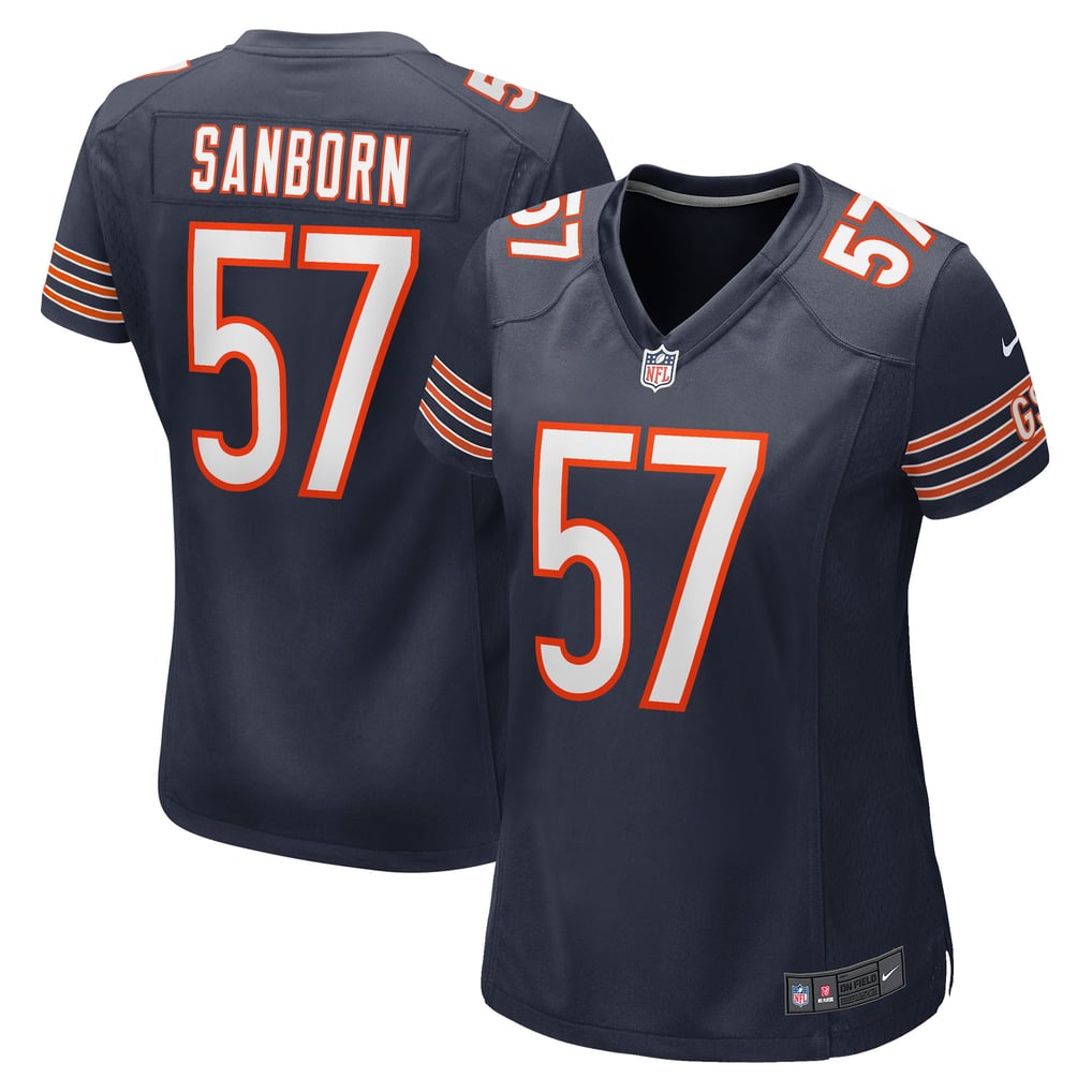 Women's Chicago Bears Jack Sanborn Nike Navy Game Player Jersey - Image 2