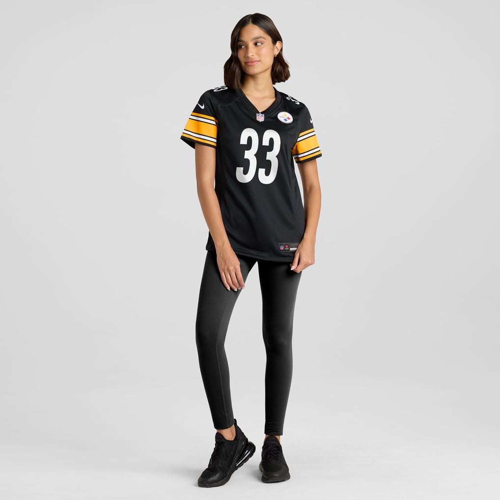 Women's Pittsburgh Steelers Jack Sawyer Nike  Black Team Game Jersey - Image 5