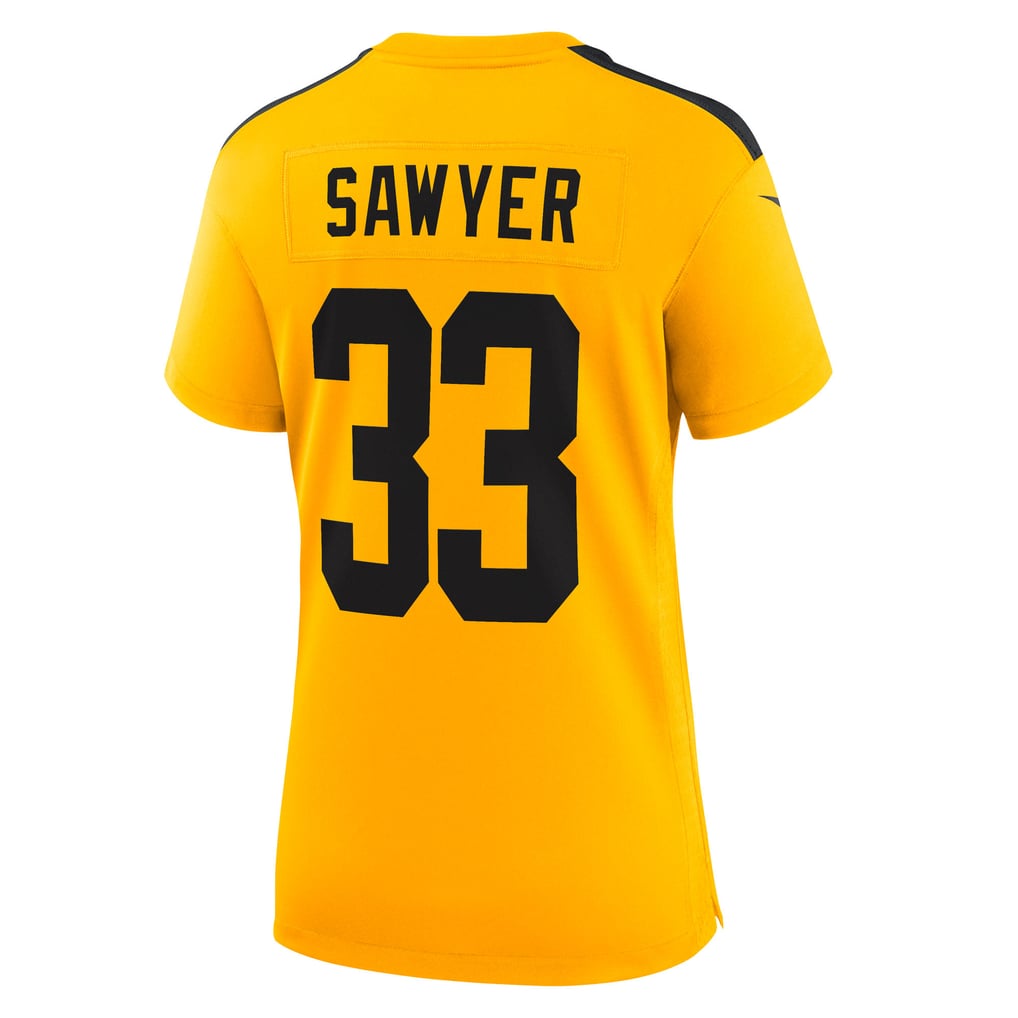 Women's Pittsburgh Steelers Jack Sawyer Nike  Gold Alternate Game Jersey - Image 4