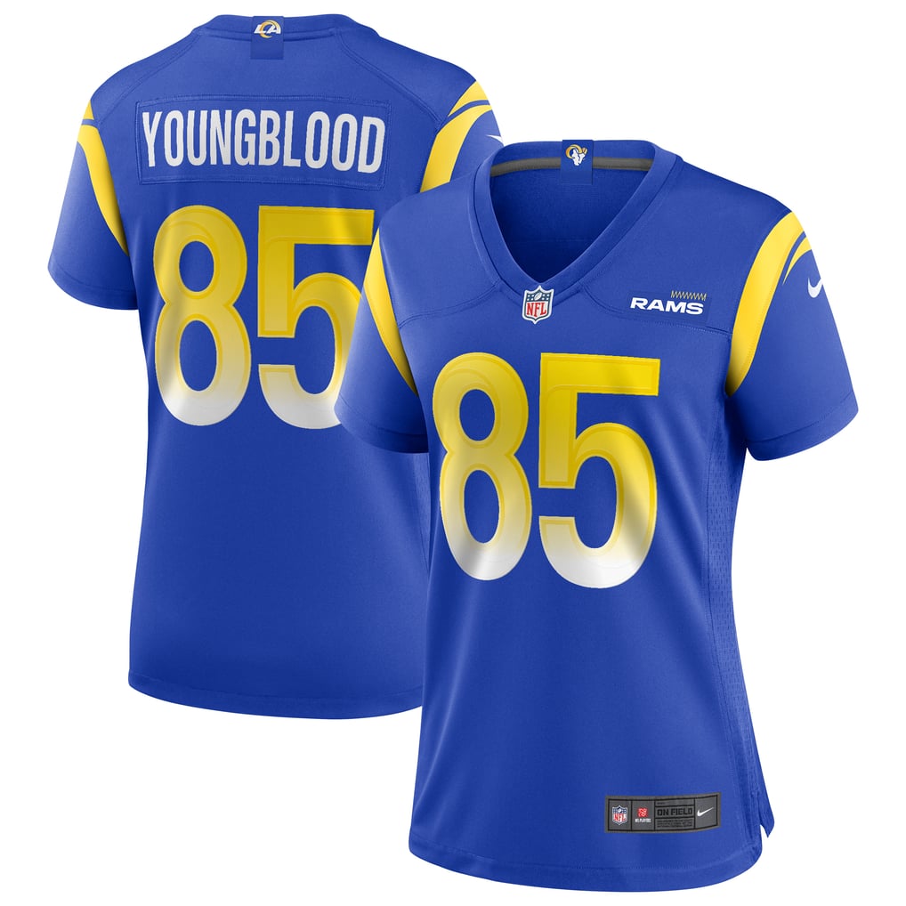 Women's Los Angeles Rams Jack Youngblood Nike Royal Game Retired Player Jersey - Image 2