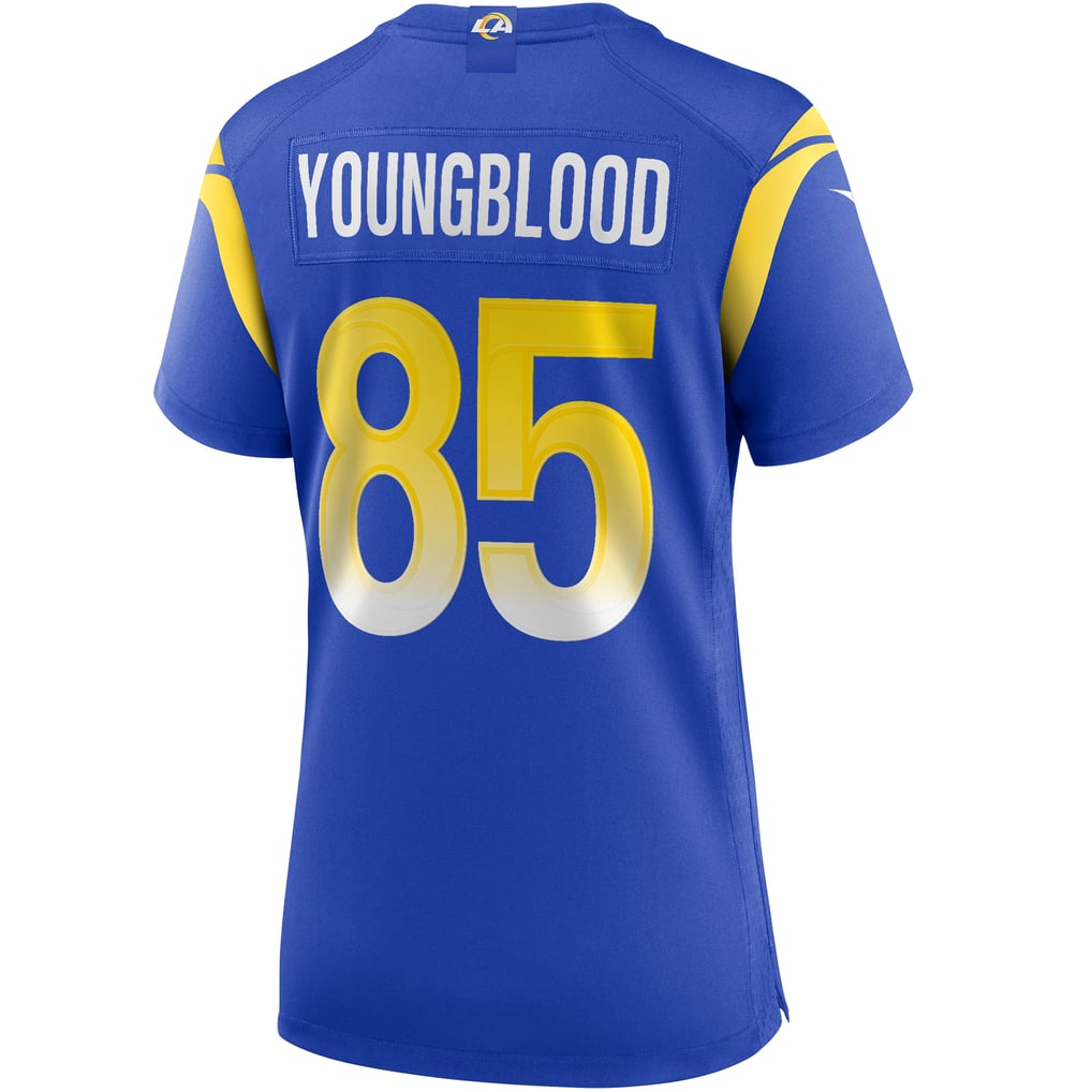 Women's Los Angeles Rams Jack Youngblood Nike Royal Game Retired Player Jersey - Image 4