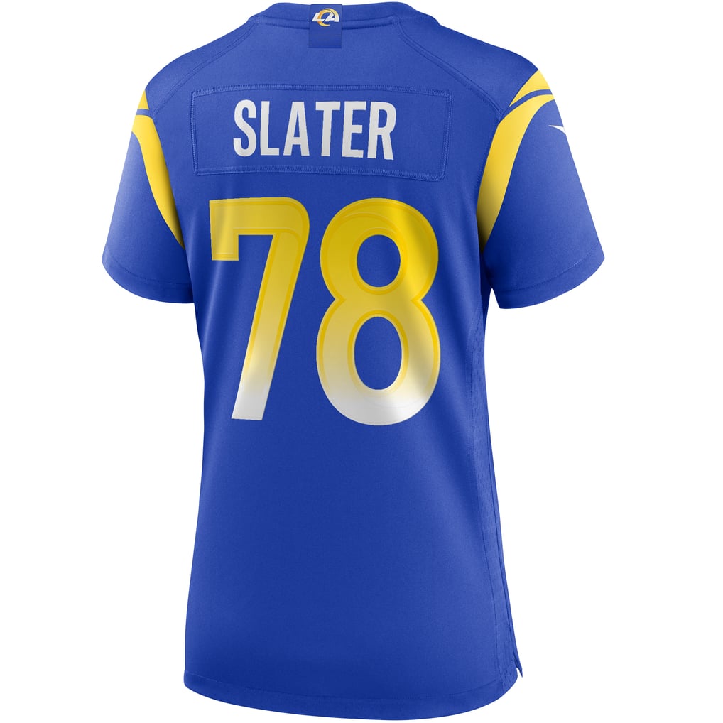 Women's Los Angeles Rams Jackie Slater Nike Royal Game Retired Player Jersey - Image 4