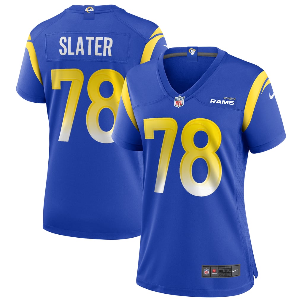 Women's Los Angeles Rams Jackie Slater Nike Royal Game Retired Player Jersey - Image 1