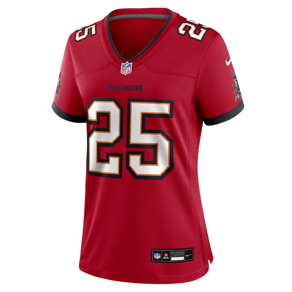 Women's Tampa Bay Buccaneers Jacob Parrish Nike  Red Team Game Jersey - Image 3