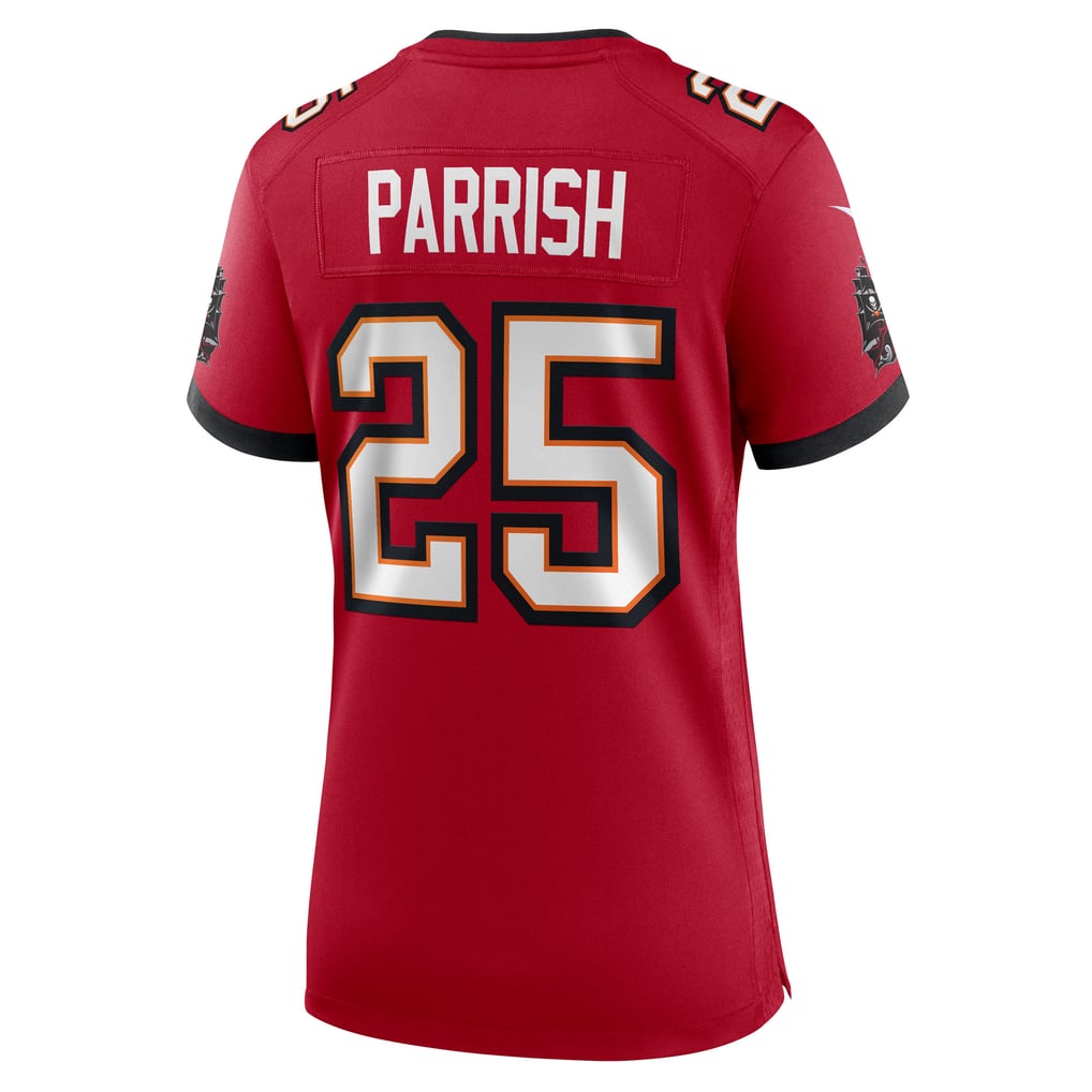 Women's Tampa Bay Buccaneers Jacob Parrish Nike  Red Team Game Jersey - Image 4
