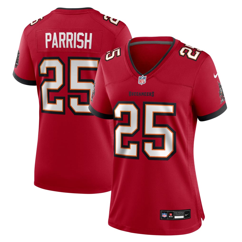 Women's Tampa Bay Buccaneers Jacob Parrish Nike  Red Team Game Jersey - Image 1