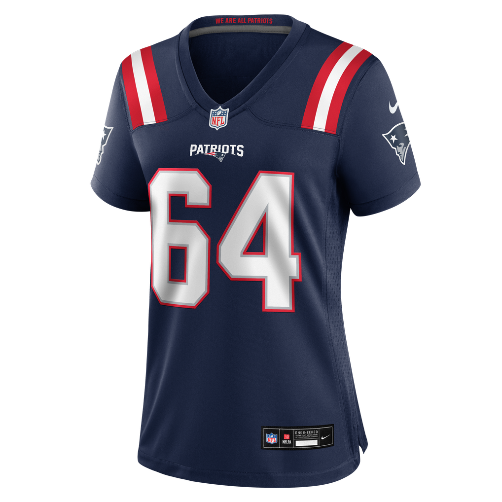 Women's New England Patriots Jacob Rizy Nike Navy Team Game Jersey - Image 7