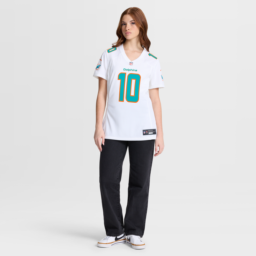 Women's Miami Dolphins Jacob Rodriguez Nike White Game Jersey - Image 3