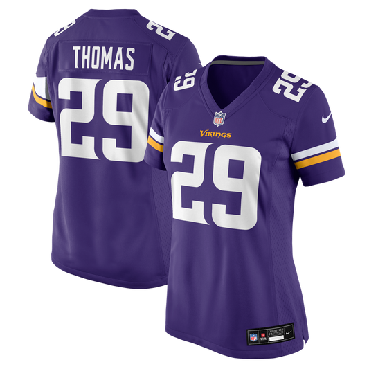 Women's Minnesota Vikings Jacob Thomas Nike Purple Team Game Jersey - Image 1