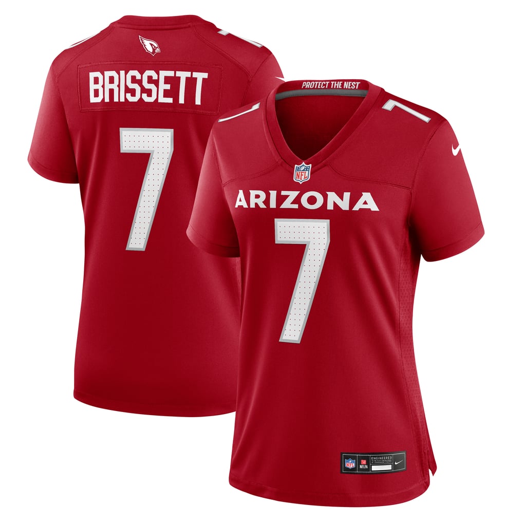 Women's Arizona Cardinals Jacoby Brissett Nike  Cardinal Team Game Jersey - Image 2