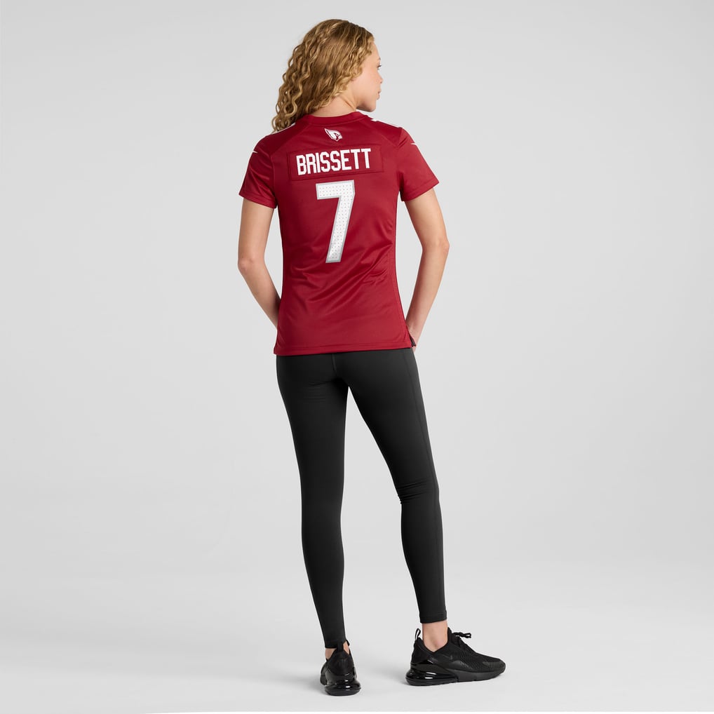 Women's Arizona Cardinals Jacoby Brissett Nike  Cardinal Team Game Jersey - Image 6