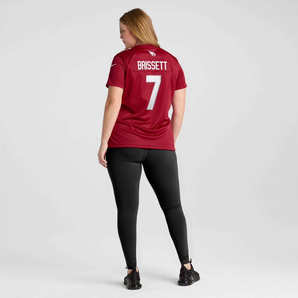 Women's Arizona Cardinals Jacoby Brissett Nike  Cardinal Team Game Jersey - Image 8