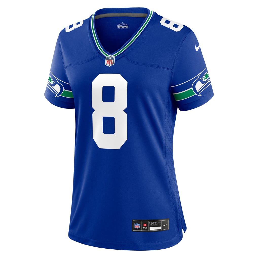 Women's Seattle Seahawks Jadarian Price Nike Royal Alternate Game Jersey - Image 3
