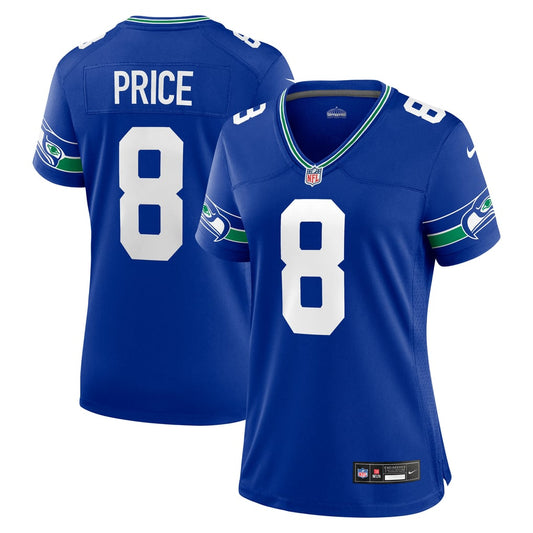 Women's Seattle Seahawks Jadarian Price Nike Royal Alternate Game Jersey - Image 1