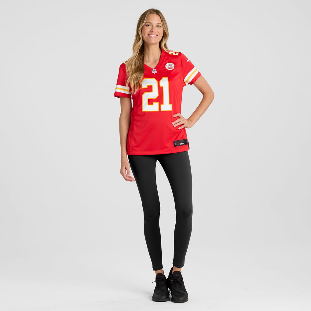 Women's Kansas City Chiefs Jaden Hicks Nike  Red  Game Jersey - Image 5