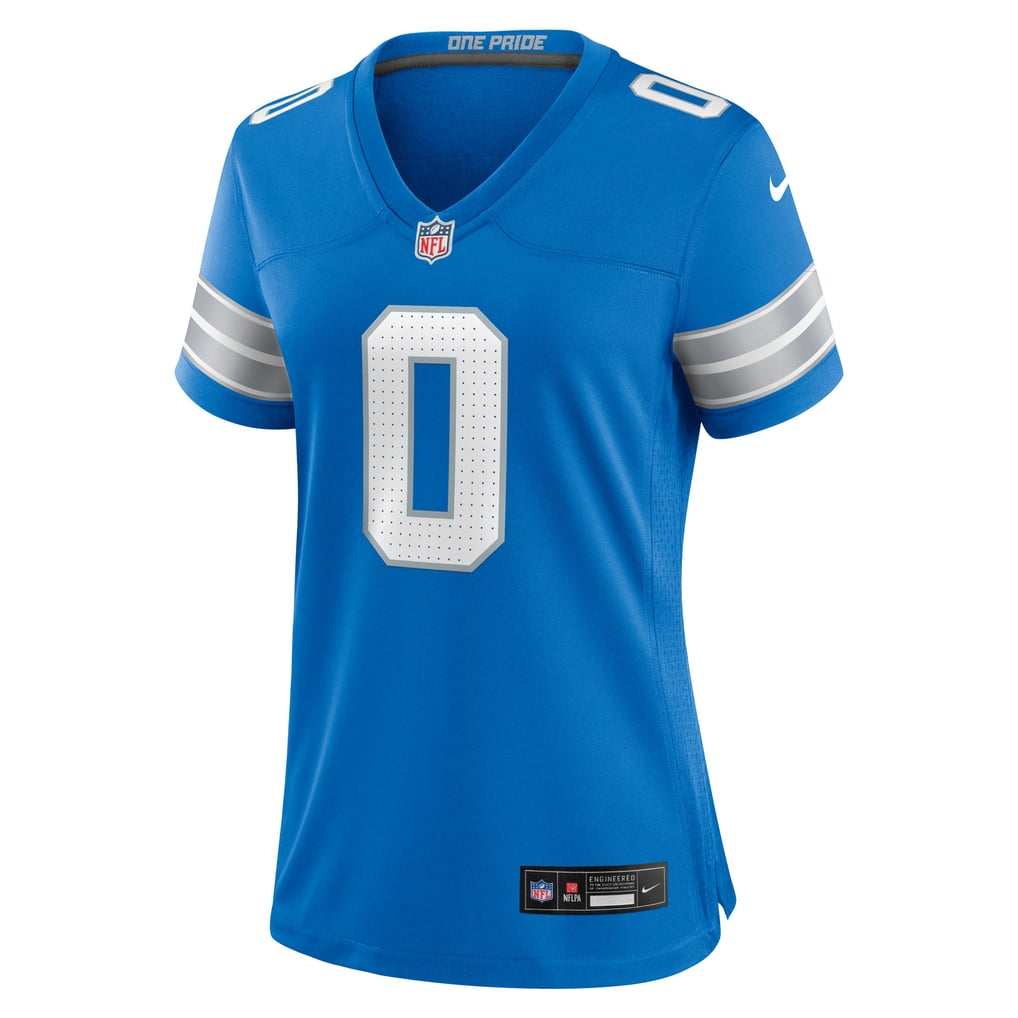 Women's Detroit Lions Jahmyr Gibbs Nike Blue Game Player Jersey - Image 3