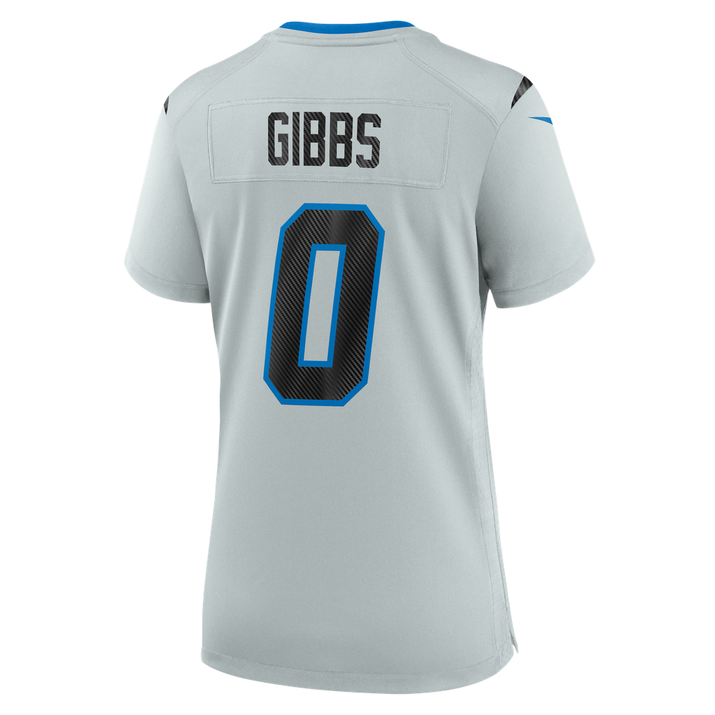 Women's Detroit Lions Jahmyr Gibbs Nike Silver 2026 Rivalries Collection Game Jersey - Image 4