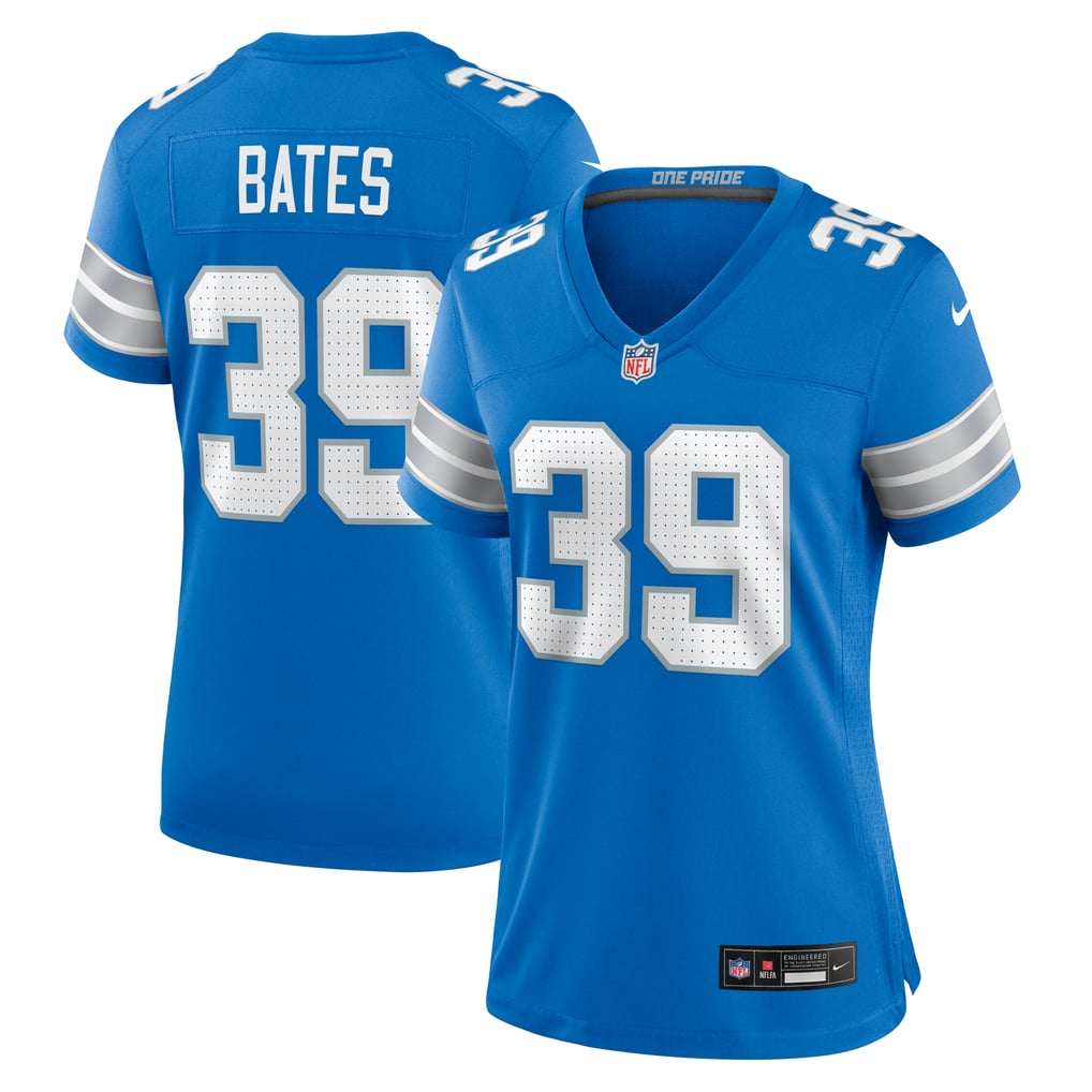 Women's Detroit Lions Jake Bates Nike  Blue Team Game Jersey - Image 2