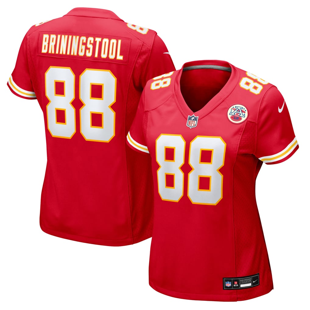 Women's Kansas City Chiefs Jake Briningstool Nike  Red Team Game Jersey - Image 1