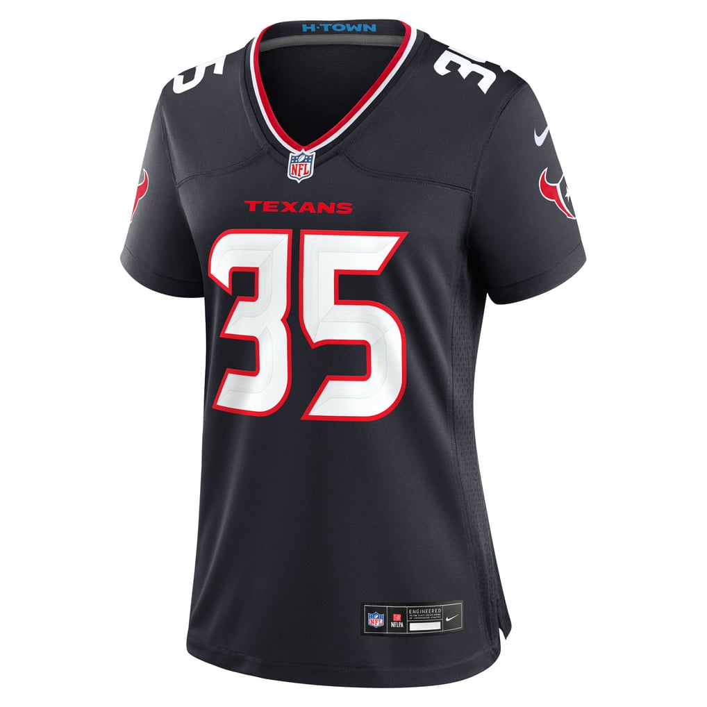 Women's Houston Texans Jake Hansen Nike  Navy Team Game Jersey - Image 3