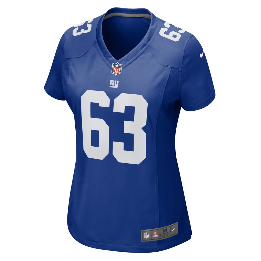 Women's New York Giants Jake Kubas Nike  Royal  Game Jersey - Image 3