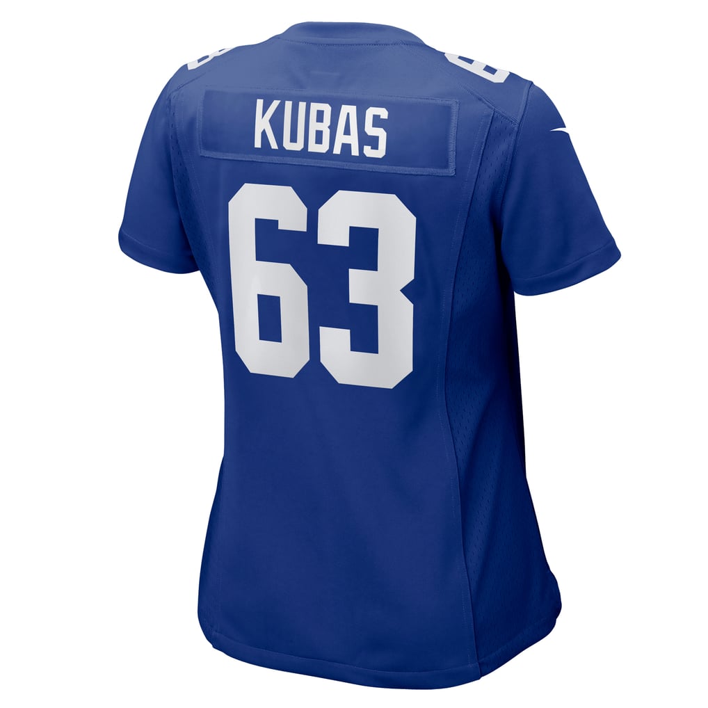 Women's New York Giants Jake Kubas Nike  Royal  Game Jersey - Image 4