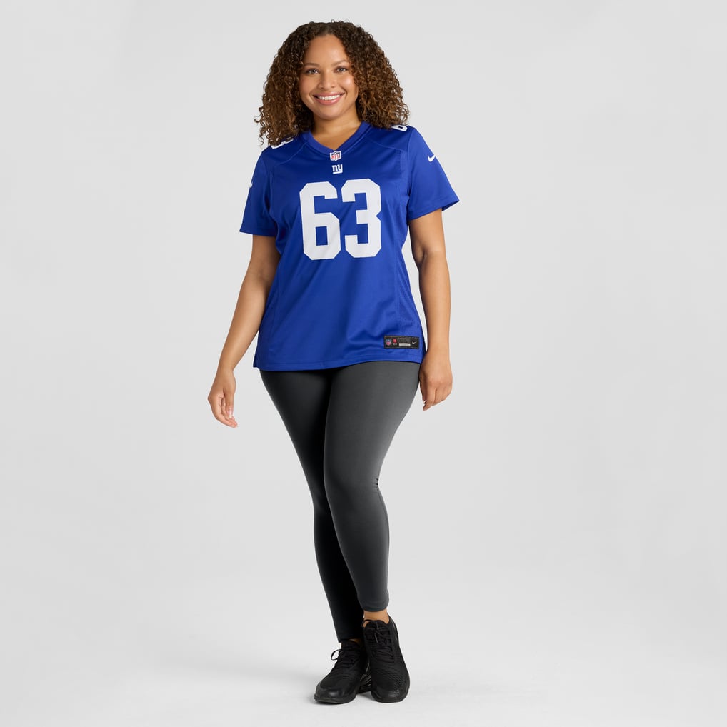 Women's New York Giants Jake Kubas Nike  Royal  Game Jersey - Image 7