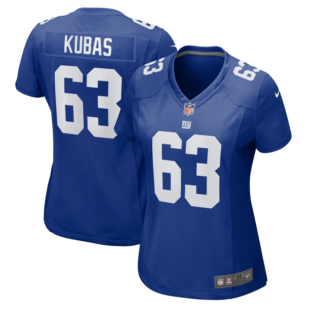 Women's New York Giants Jake Kubas Nike  Royal  Game Jersey - Image 1