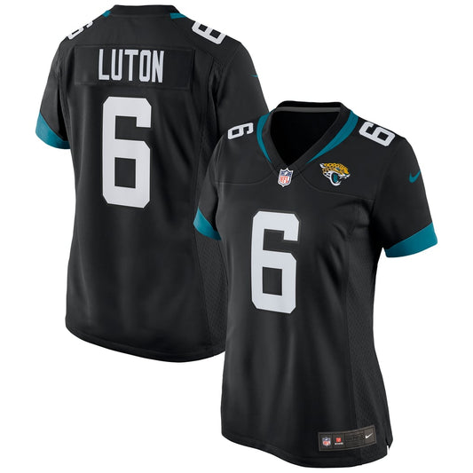Women's Jacksonville Jaguars Jake Luton Nike Black Game Jersey - Image 1