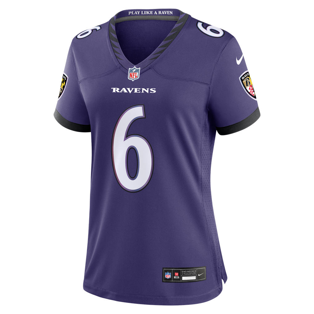 Women's Baltimore Ravens Ja'Kobi Lane Nike Purple Team Game Jersey