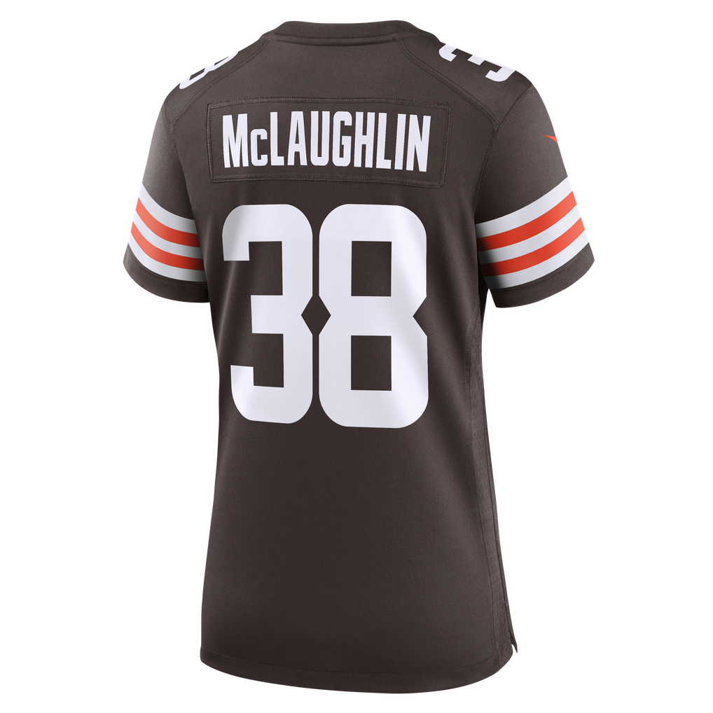 Women's Cleveland Browns Jaleel McLaughlin Nike Brown Team Game Jersey - Image 8