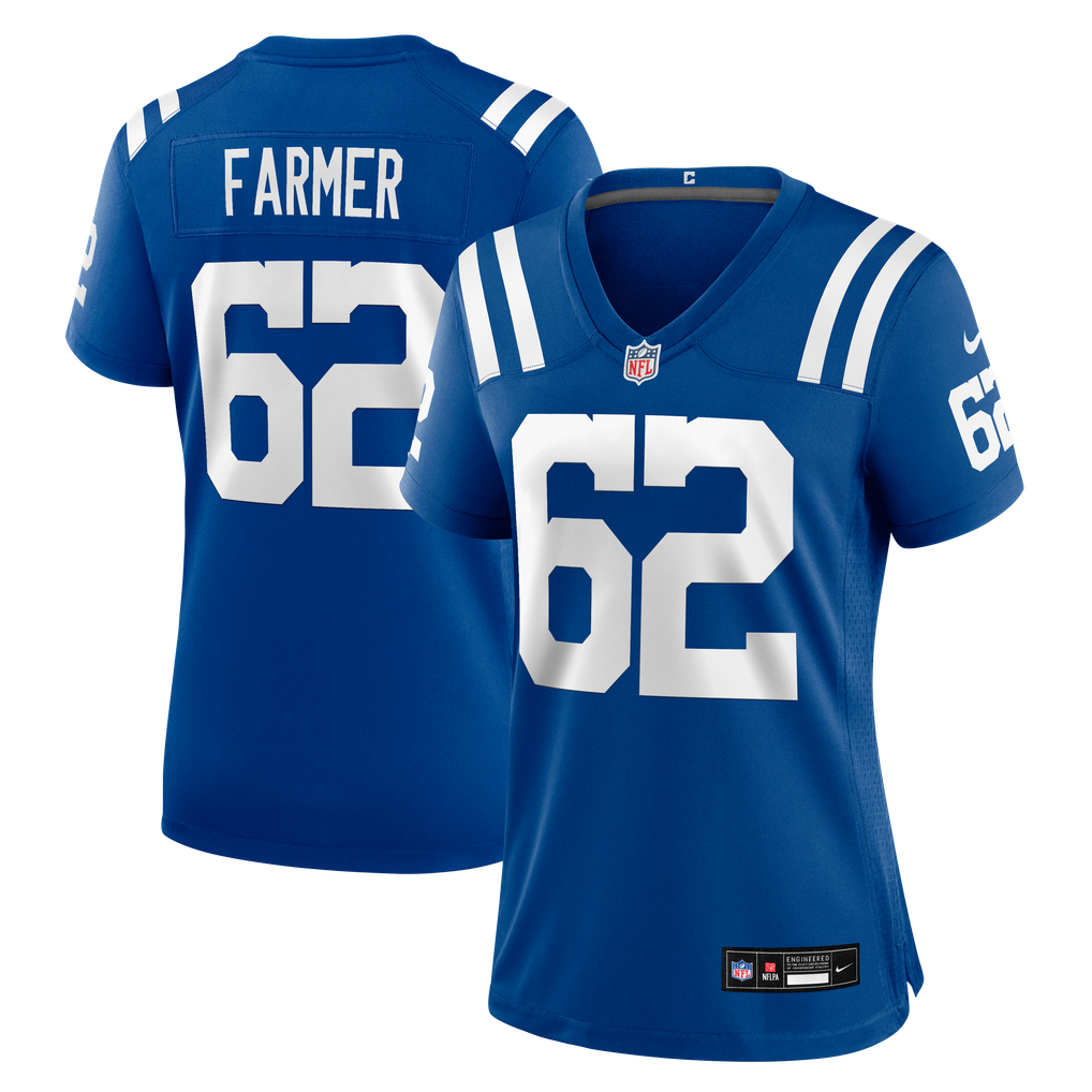 Women's Indianapolis Colts Jalen Farmer Nike Royal Team Game Jersey - Image 1
