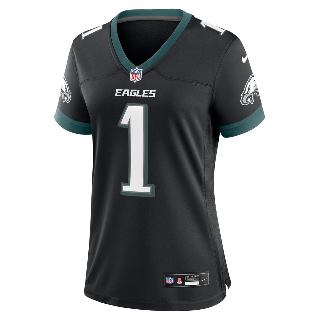 Women's Philadelphia Eagles Jalen Hurts Nike Black Alternate Game Jersey - Image 3