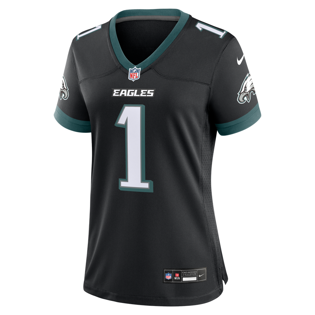 Women's Philadelphia Eagles Jalen Hurts Nike  Black Alternate Game Jersey - Image 3