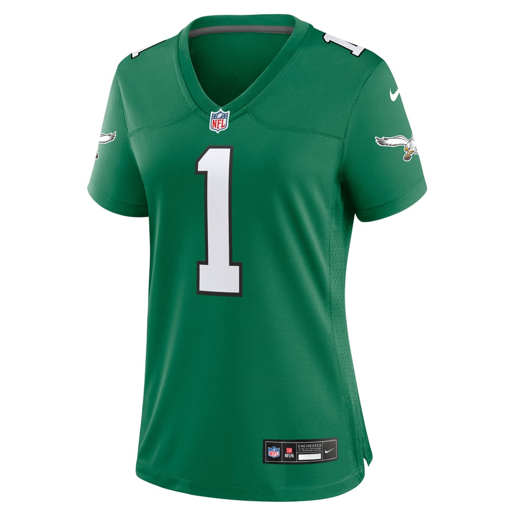 Women's Philadelphia Eagles Jalen Hurts Nike Kelly Green Game Player Jersey - Image 3