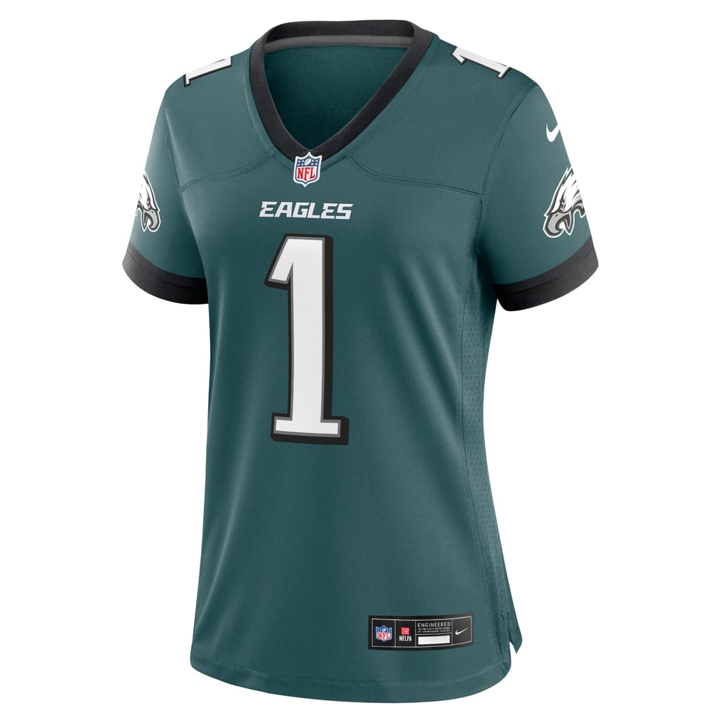 Women's Philadelphia Eagles Jalen Hurts Nike Midnight Green Team Game Jersey - Image 3