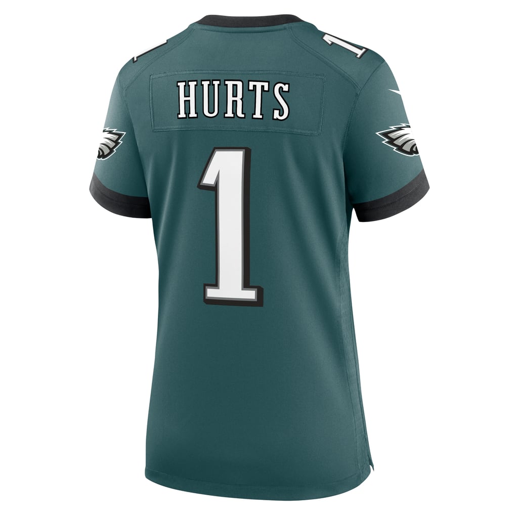 Women's Philadelphia Eagles Jalen Hurts Nike Midnight Green Team Game Jersey - Image 4