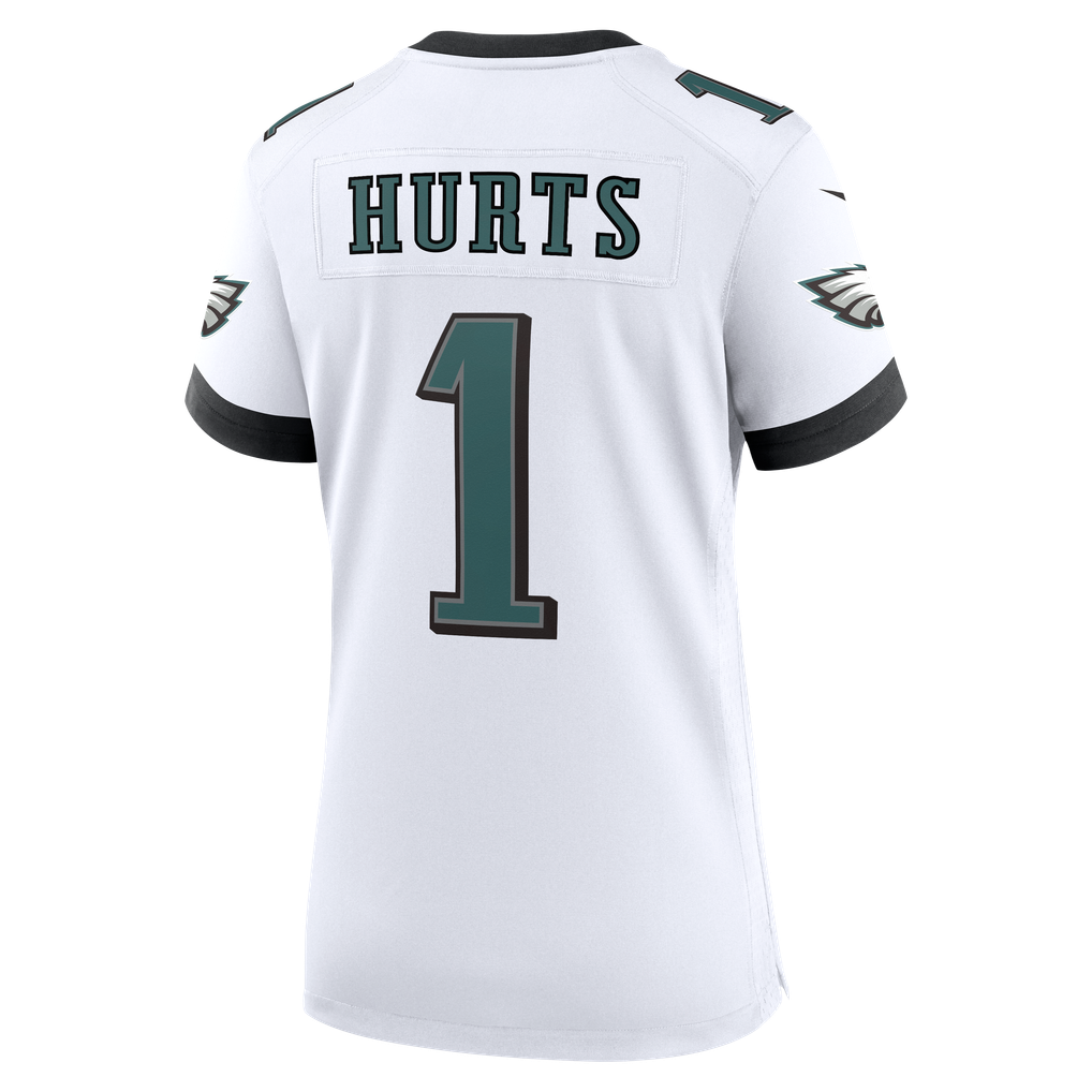 Women's Philadelphia Eagles Jalen Hurts Nike  White Game Jersey - Image 8