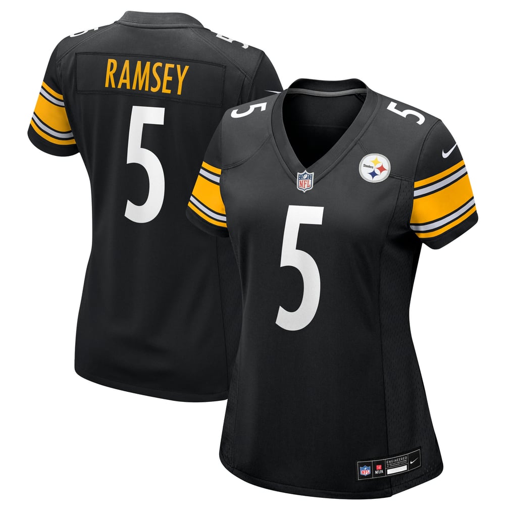 Women's Pittsburgh Steelers Jalen Ramsey Nike  Black Team Game Jersey - Image 2