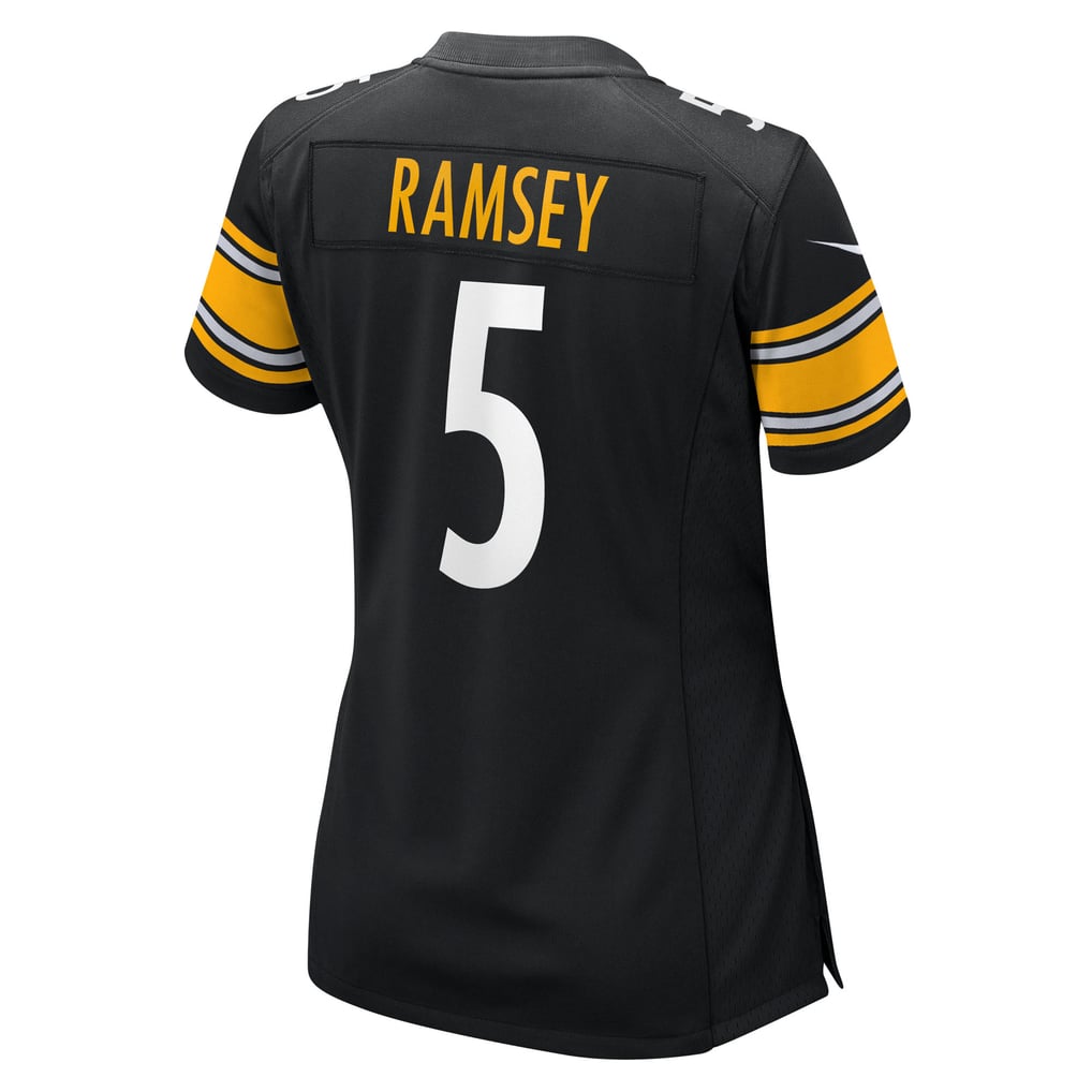 Women's Pittsburgh Steelers Jalen Ramsey Nike  Black Team Game Jersey - Image 4