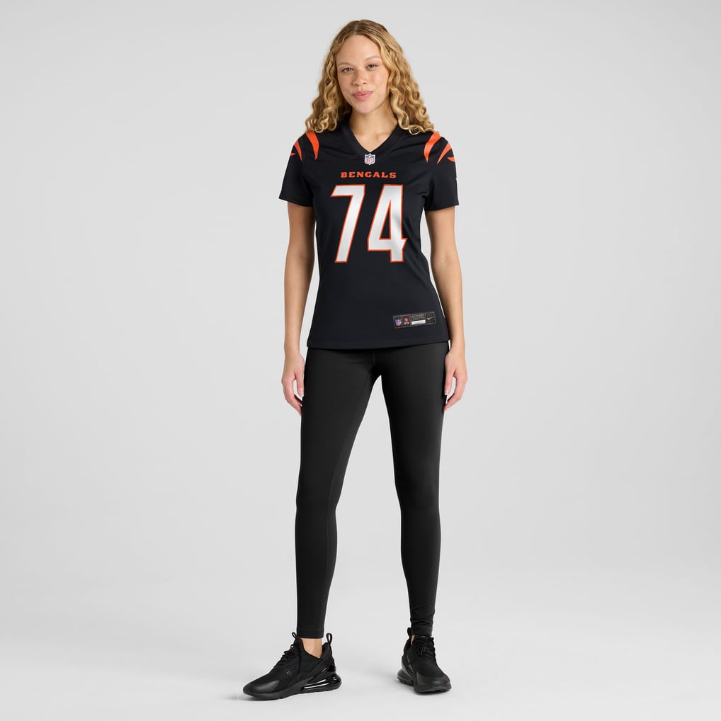 Women's Cincinnati Bengals Jalen Rivers Nike Black Team Game Jersey - Image 5