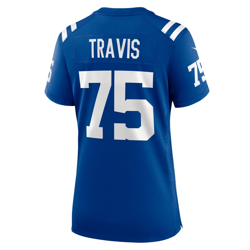 Women's Indianapolis Colts Jalen Travis Nike  Royal Team Game Jersey - Image 4