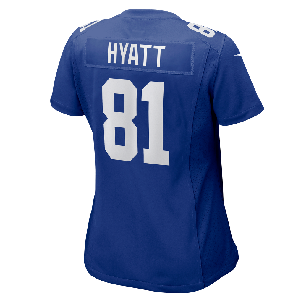 Women's New York Giants Jalin Hyatt Nike Royal Team Game Jersey - Image 8