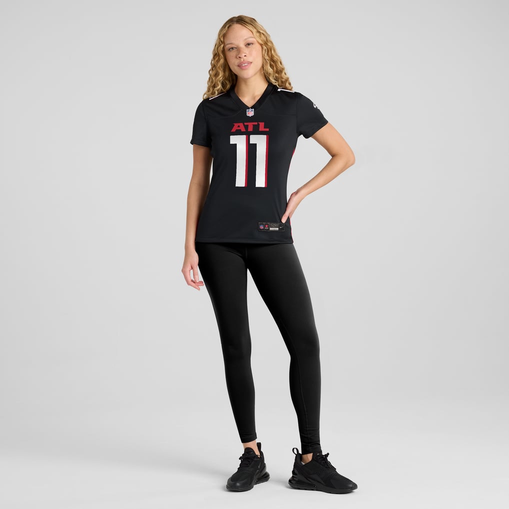 Women's Atlanta Falcons Jalon Walker Nike Black Team Game Jersey