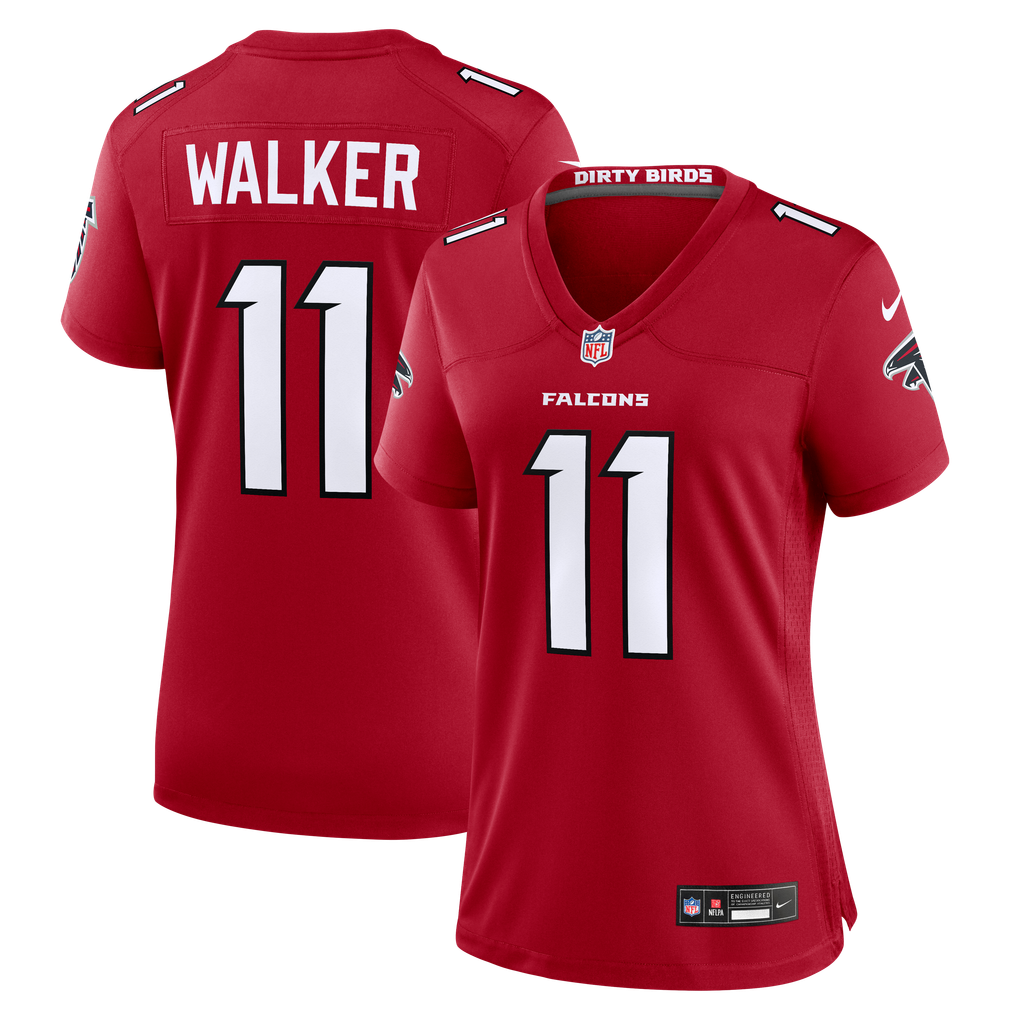 Women's Atlanta Falcons Jalon Walker Nike Red Game Jersey