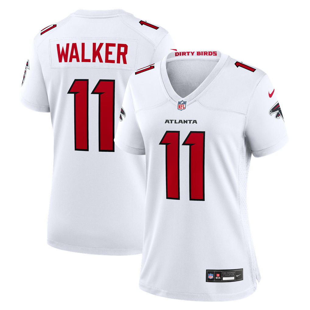 Women's Atlanta Falcons Jalon Walker Nike White Game Jersey