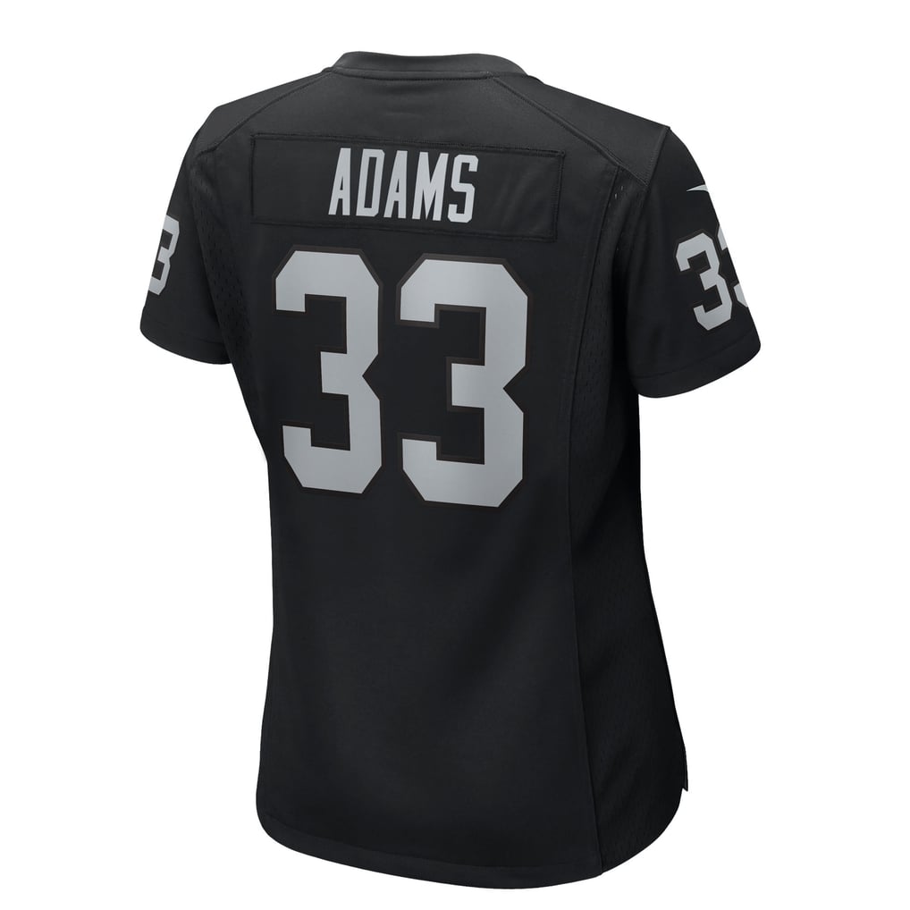 Women's Las Vegas Raiders Jamal Adams Nike  Black Team Game Jersey - Image 4