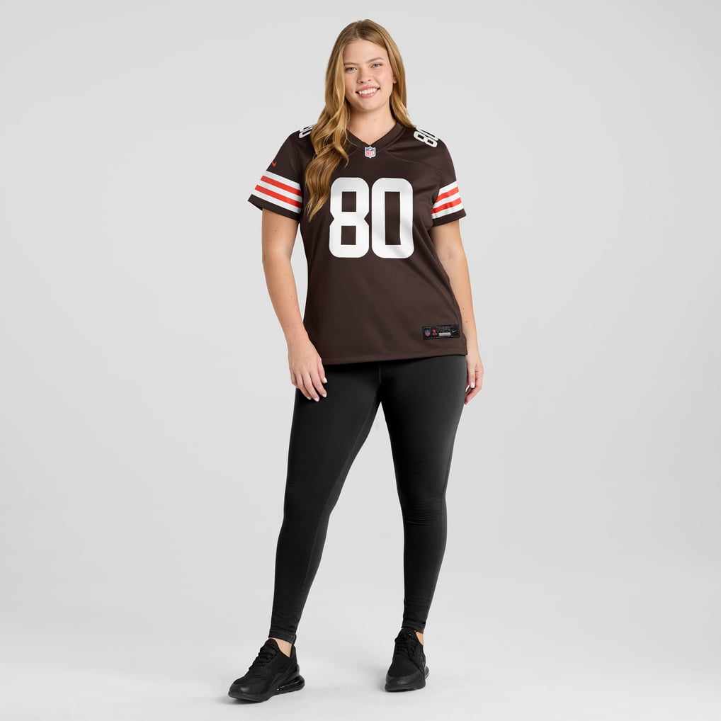 Women's Cleveland Browns Jamari Thrash Nike Brown Game Jersey - Image 7