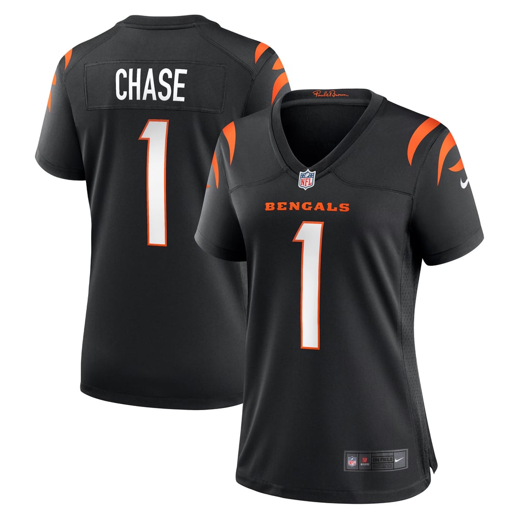 Women's Cincinnati Bengals Ja'Marr Chase Nike Black Game Jersey - Image 2